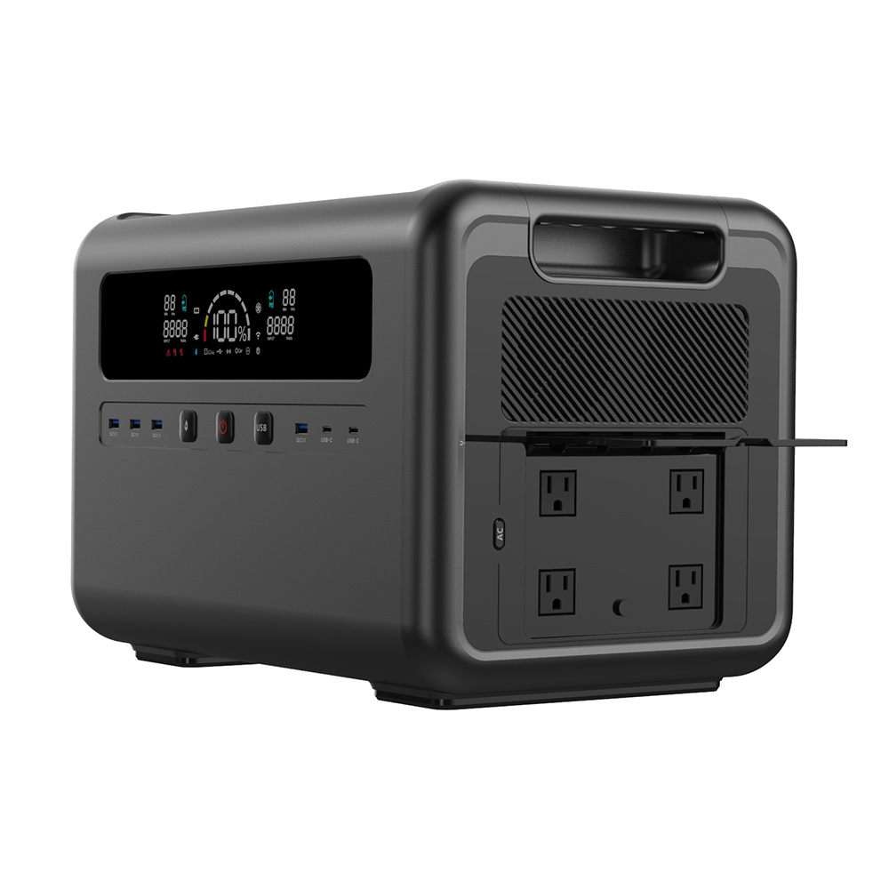 Outdoor Power Station - Generador de Energía Solar de 2400W,