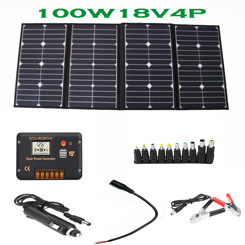 Cargador de panel solar plegab - Solar Panel reseña y precio