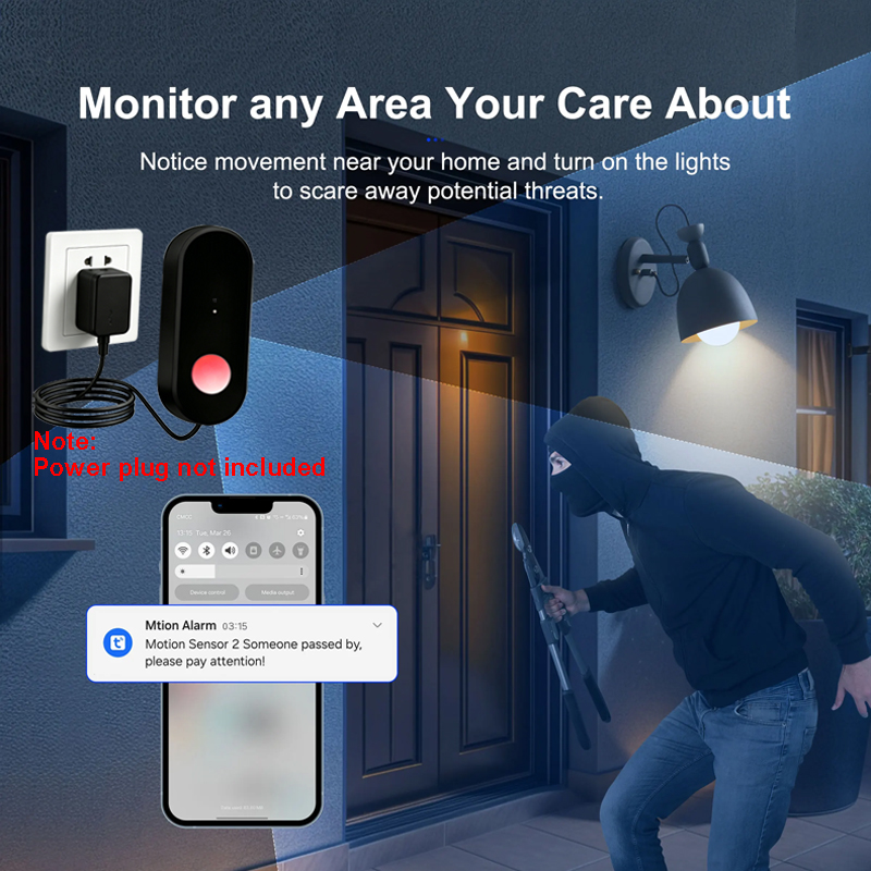 Sensor de Movimiento PIR WiFi  - Energy Monitor Meter reseña y precio