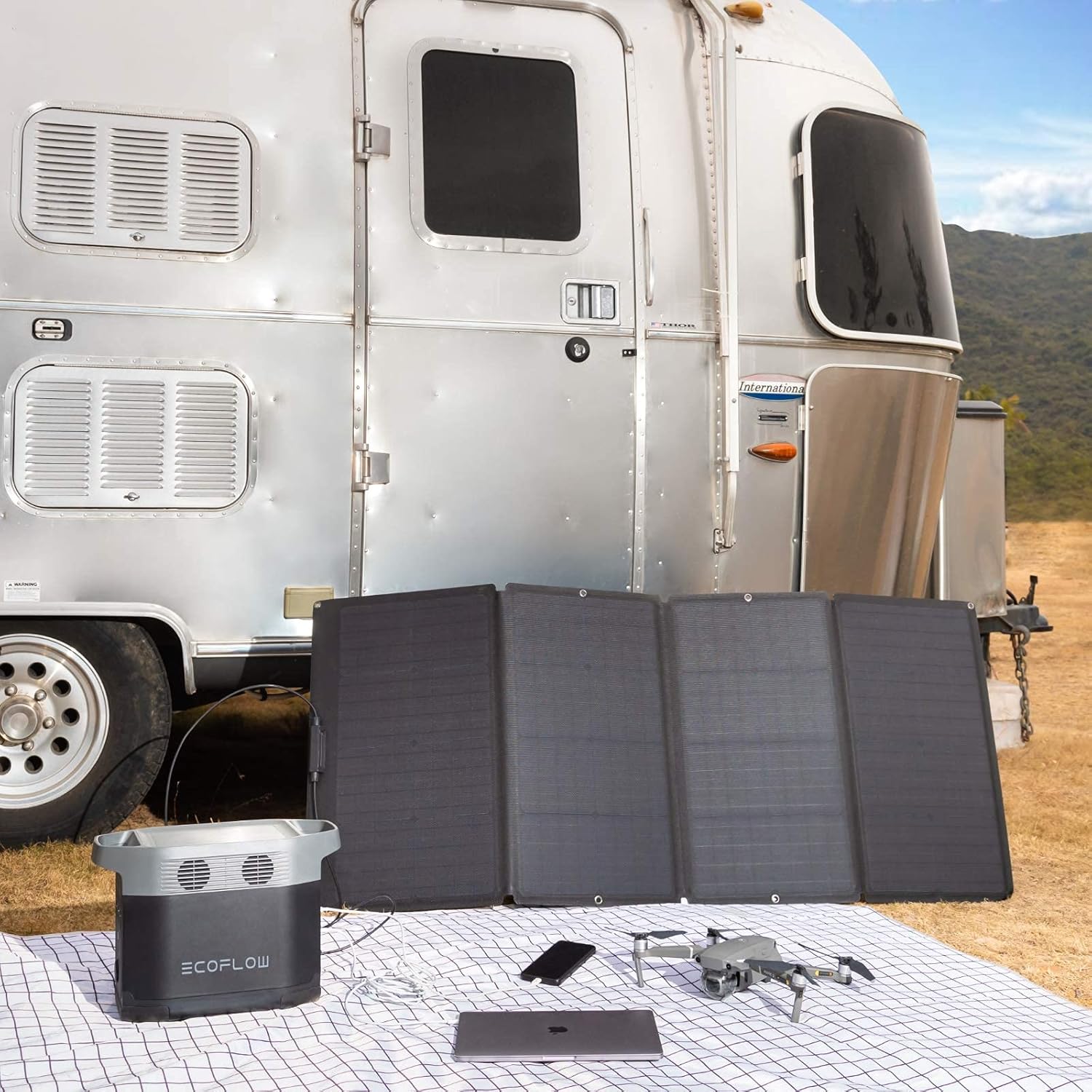 Panel Solar Plegable de 160 Va - Solar Panel reseña y precio